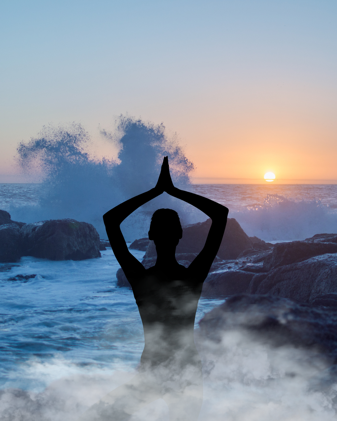 Blue and Black International Yoga Day Instagram Post
